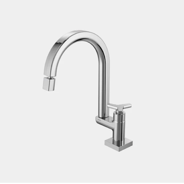 Torneira bica alta de mesa para cozinha DocolCity cromado Cod. 00876706 SAP 90008767006